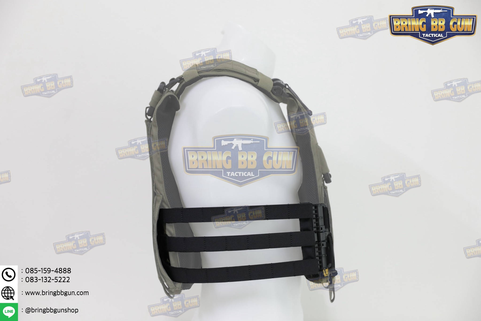 ชุดเซ็ตปลดเสื้อเกราะไว ชุดสายโอบ-ปลดไว (Vest single point quick release Mesh Cummerbund) (Quick Release Cummerbund Set)