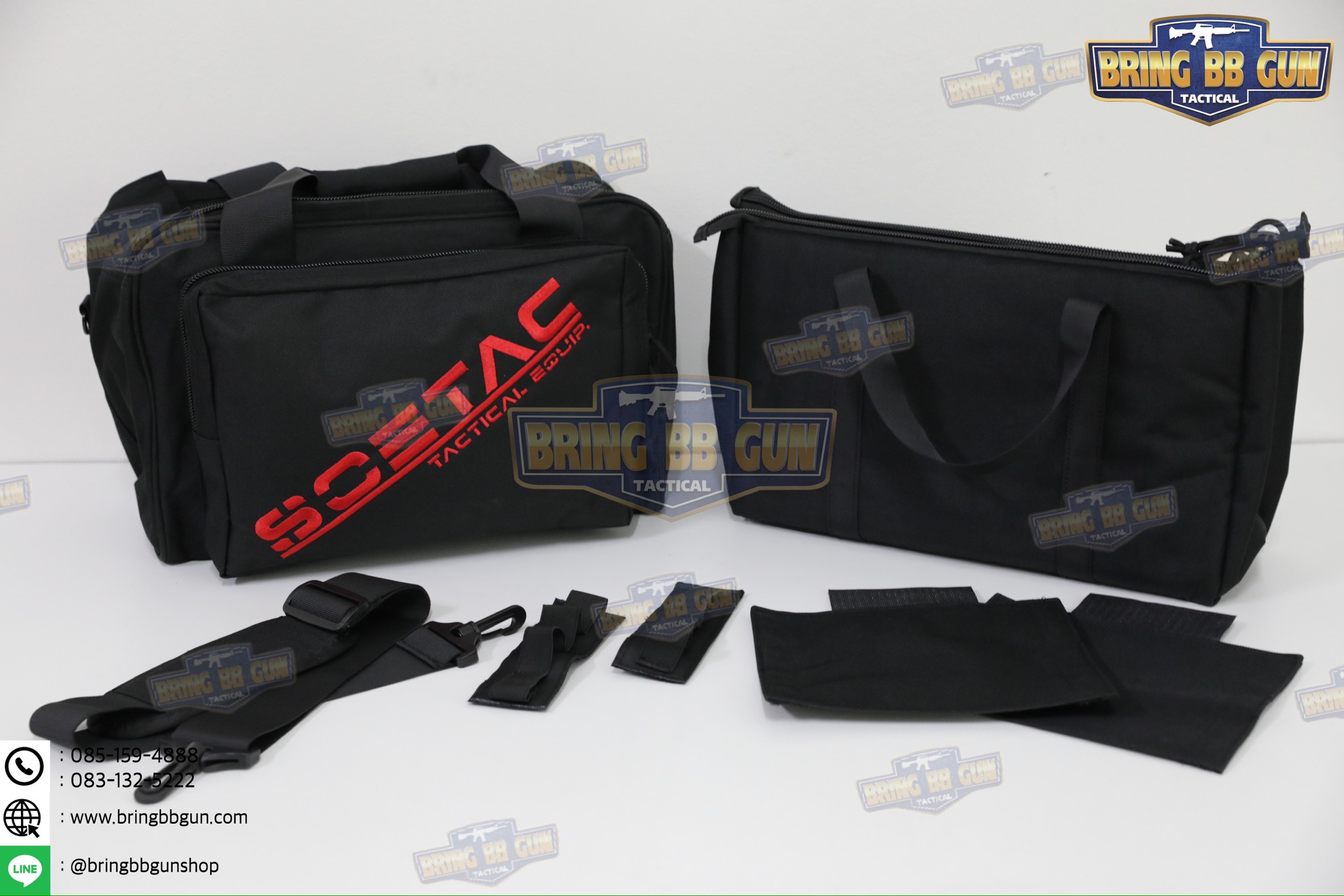 กระเป๋าอเนกประสงค์ สำหรับยิงปืน ยี่ห้อ Soetac (กระเป๋าสำหรับนักแข่งยิงปืน) (กระเป๋าเก็บอุปกรณ์ + ปืนสั้น) (Range Bag) (IPSC Range Bag Tactical Shooting Gun Bags)
