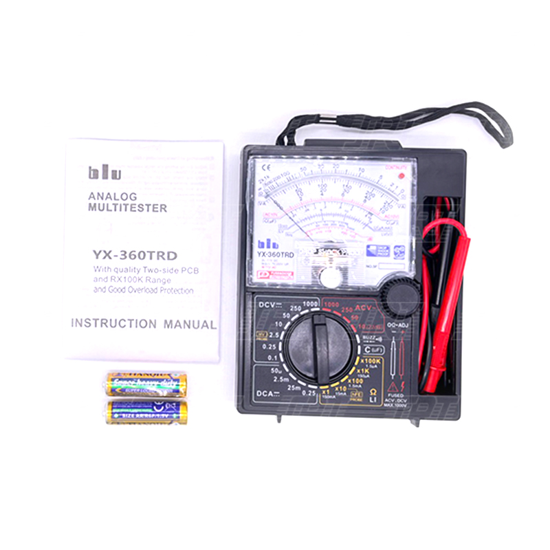 มัลติมิเตอร์อนาล็อก BLU 360TRD | M-YX-360TRD | ยี่ห้อ BLU มัลติมิเตอร์อนาล็อก | ของแท้100% | ส่งเร็ว