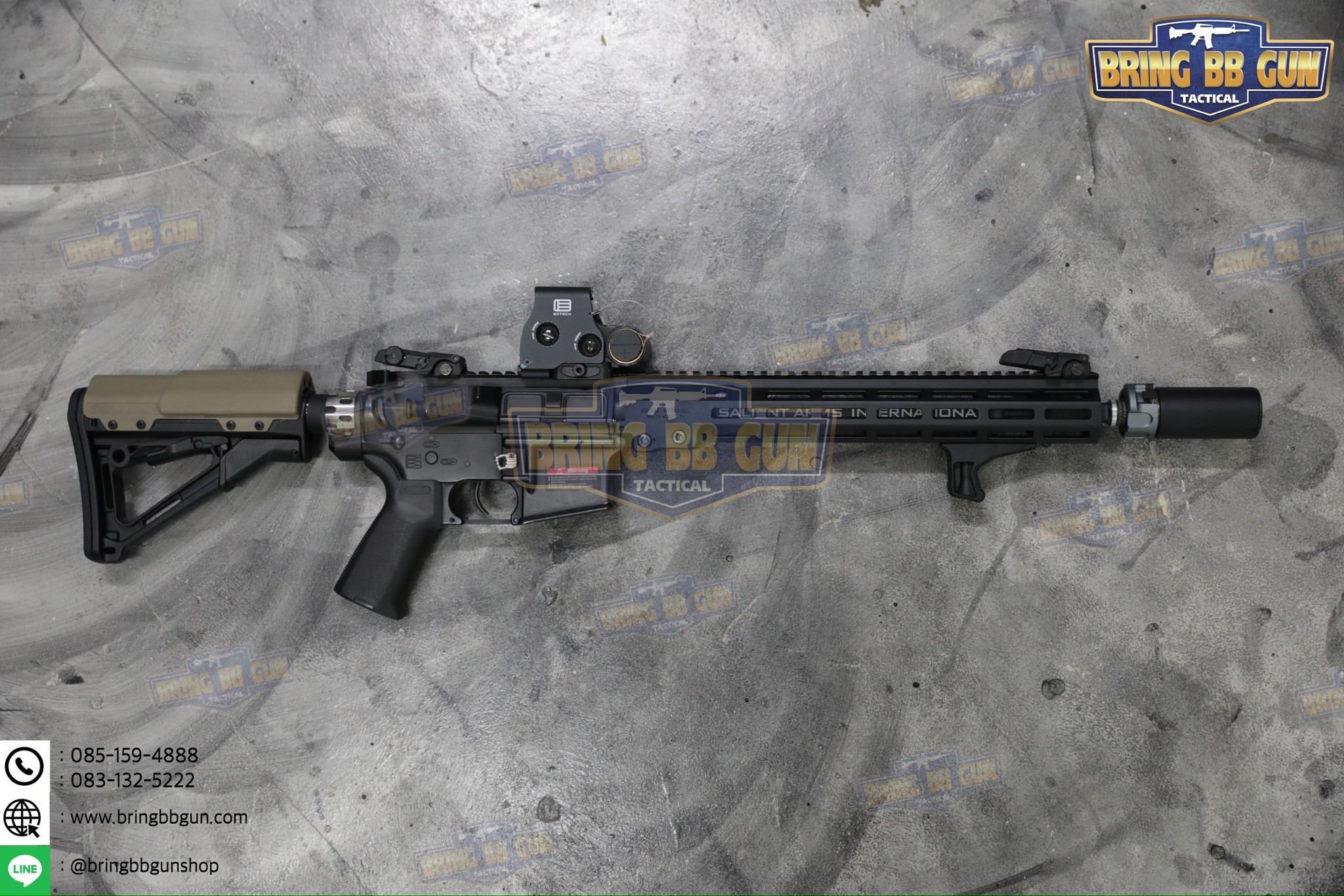 ที่รองแก้มพานท้าย CTR ทรง Larue RISR (Larue RISR for CTR/MOE) (Larue Tactical RISR) (Reciprocating Inline Stock Riser) (Cheek Riser)