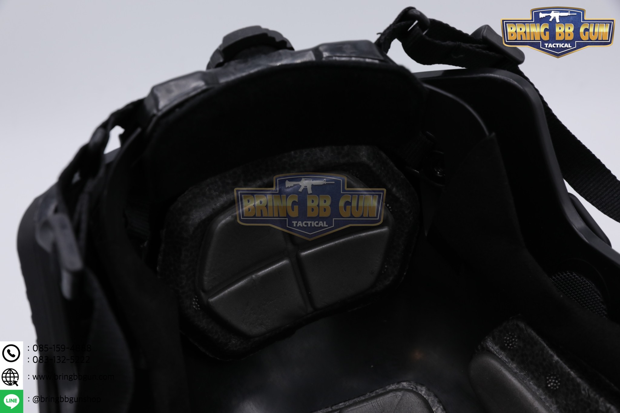 หมวก Fast ปรับท้ายทอยได้(หมวกฟาส) (Fast Helmet MH type) รุ่น Upgrade Version No holes ปรับรัดท้ายทอย