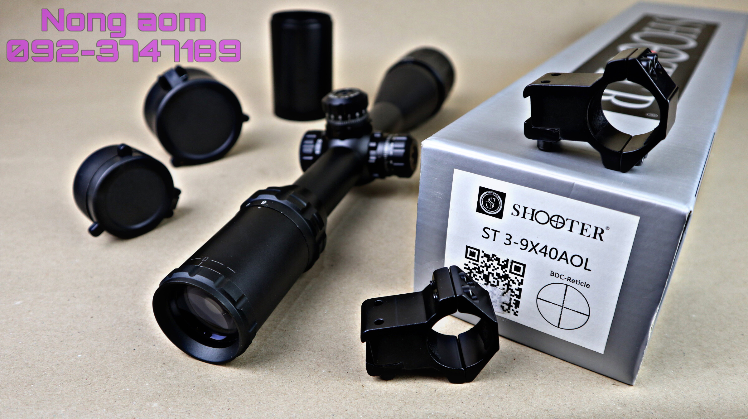 กล้องติดปืน SHOOTER ST 3-9x40 AOL