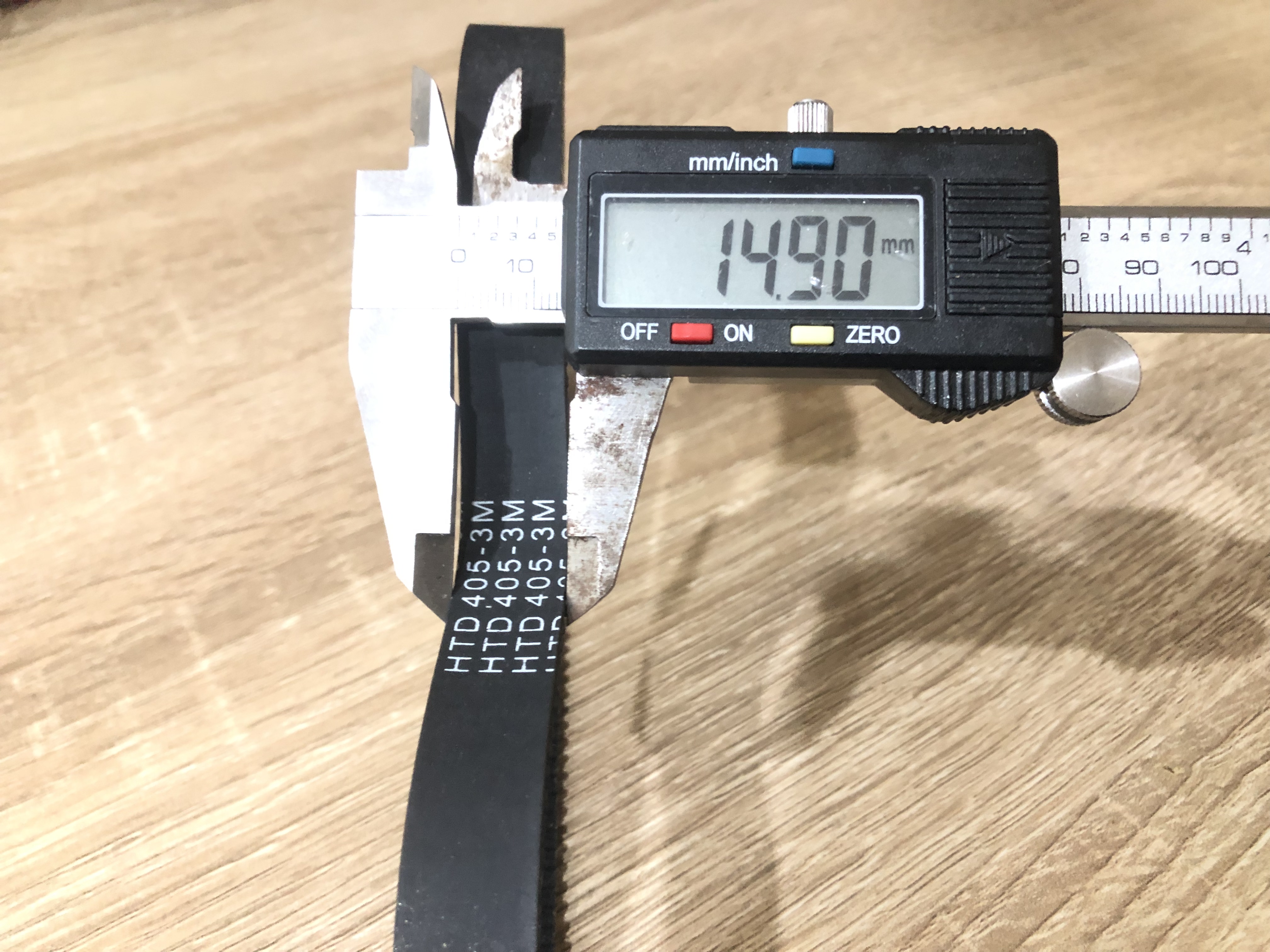 สายพาน HTD 3M Timing belt วงปิด 135 teeth 405mm length 15mm width 405-3M-15