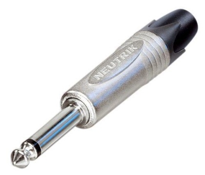 Neutrik ปลั๊กไมค์ MONO 6.35MM. NP-2X nickel shell