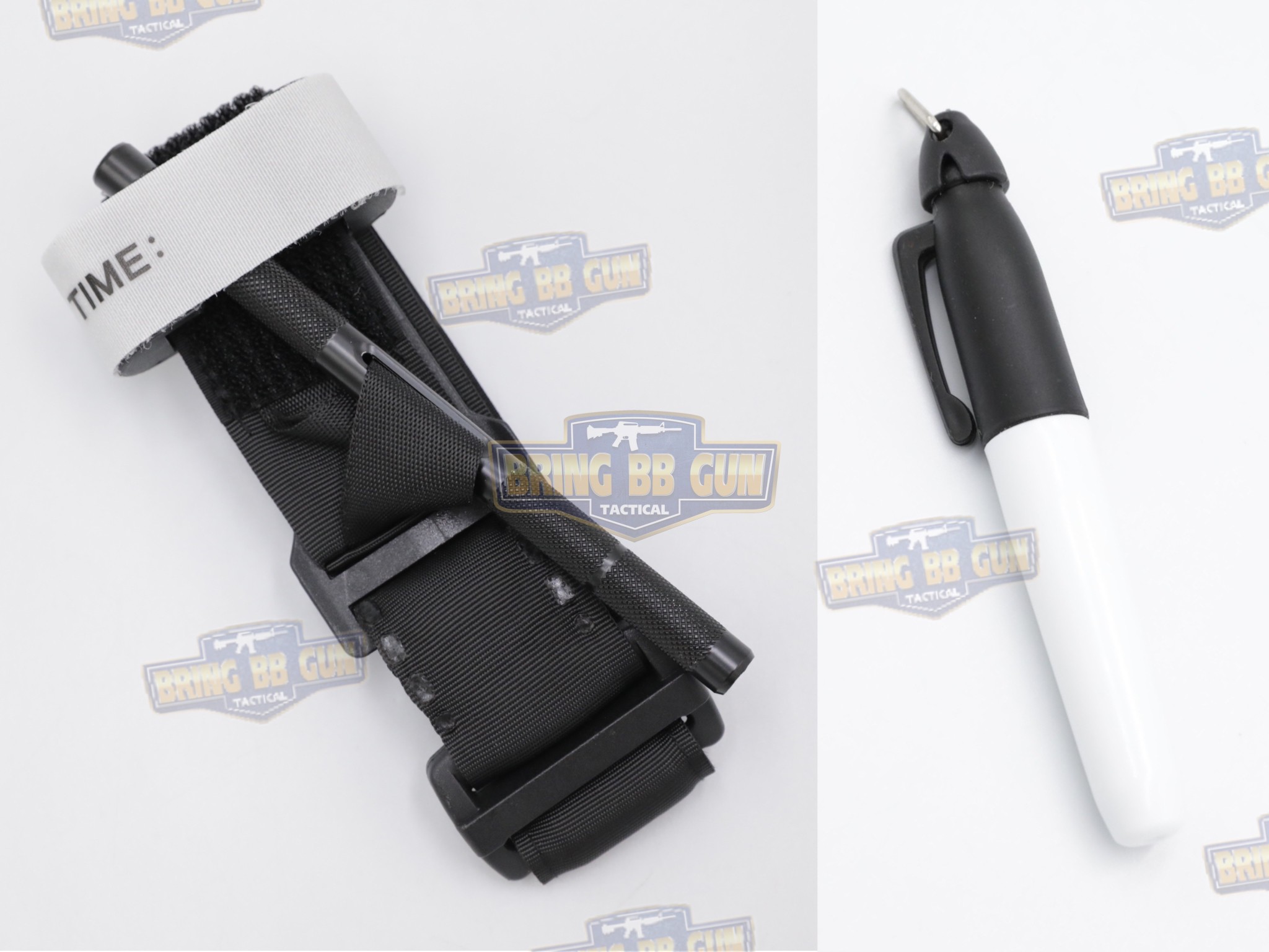 ทูนิเก้ สายรัดห้ามเลือด ก้านโลหะ รุ่น กว้านขันชะเนาะ (Windlass) (สายรัดห้ามเลือดในสนามรบ) (Tourniquet) (Military Tourniquet)