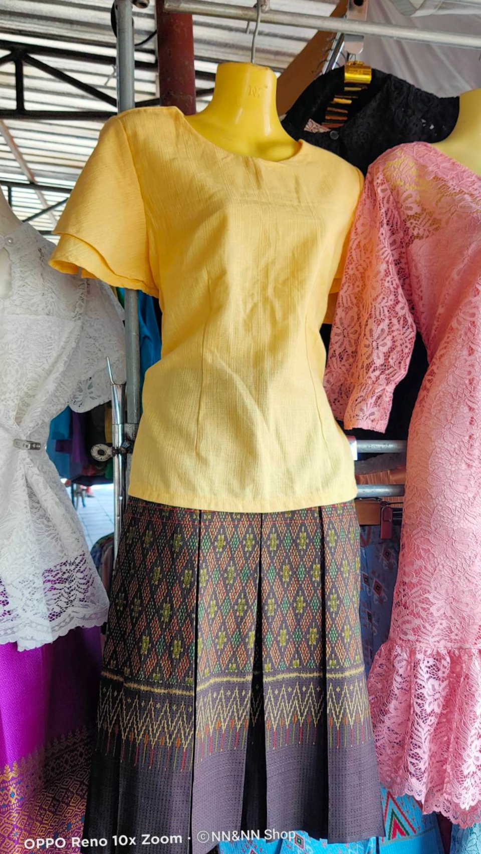 NNandNN Shop 6 0001 กระโปรงจีบทวิส หลายสี 34