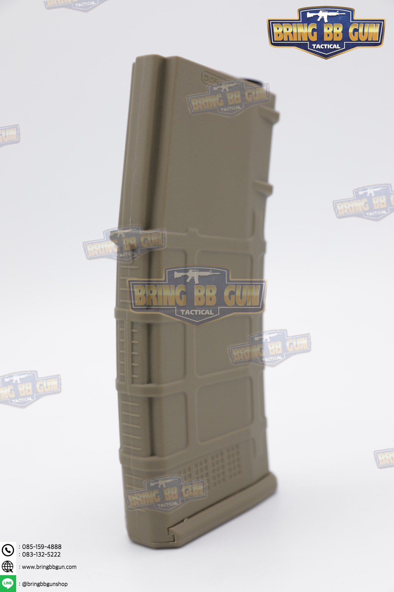 แม็กกาซีน M4 แบบstand(ไม่ต้องปั่น) ทรง P-mag (P-mag Mid-cap magazine)