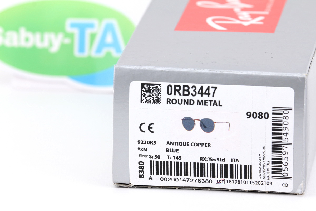 RayBan Round Metal RB3447 9230R5