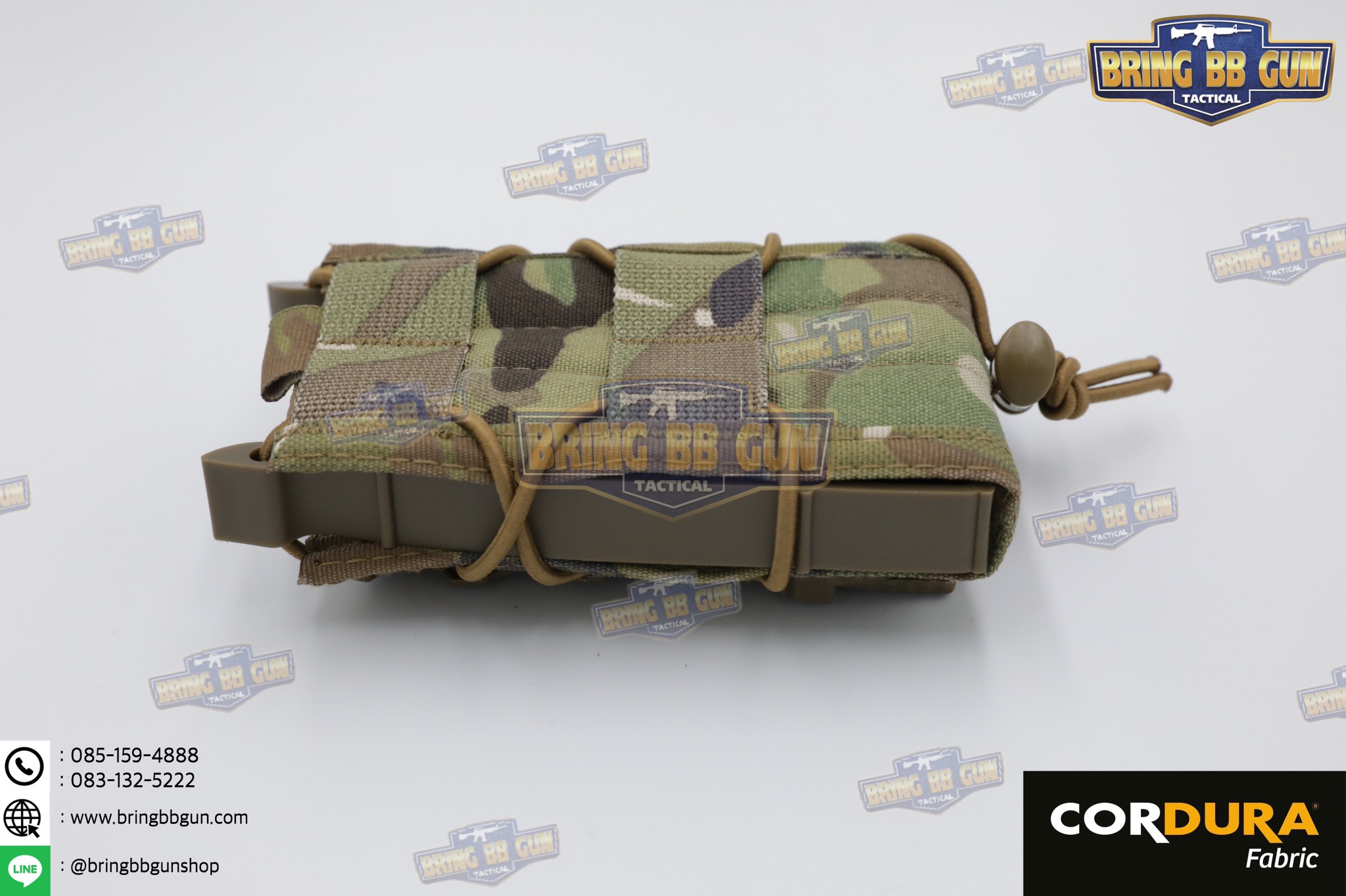 เพ้าแม็กกาซีน ทรง Tiger รุ่น 5.56 (ซองแม็กกาซีนเดี่ยวทรง TACO) (Tiger Type 5.56) (Tiger Type 5.56 Magazine Pouch) (Magazine Pouch)