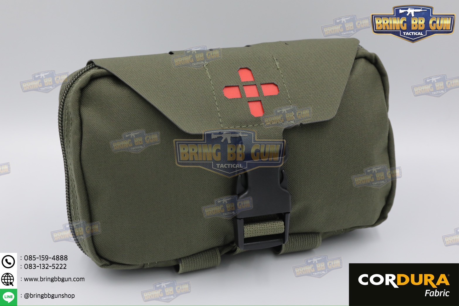 กระเป๋าพยาบาลสนาม B04 ทรง CT Resgear IFAK (แบบกระตุกไว) เพ้า IFAK รุ่น B04 (IFAK Pouch) (Medic Pouch)