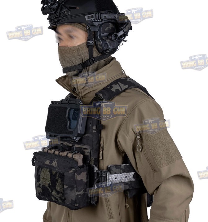 เคสโทรศัพท์ติดเสื้อเวสทรงกล่อง DarkVault 2.0 Case Smartphone Protection(Equipment Storage Box V.2) (Folded Navigation Board)