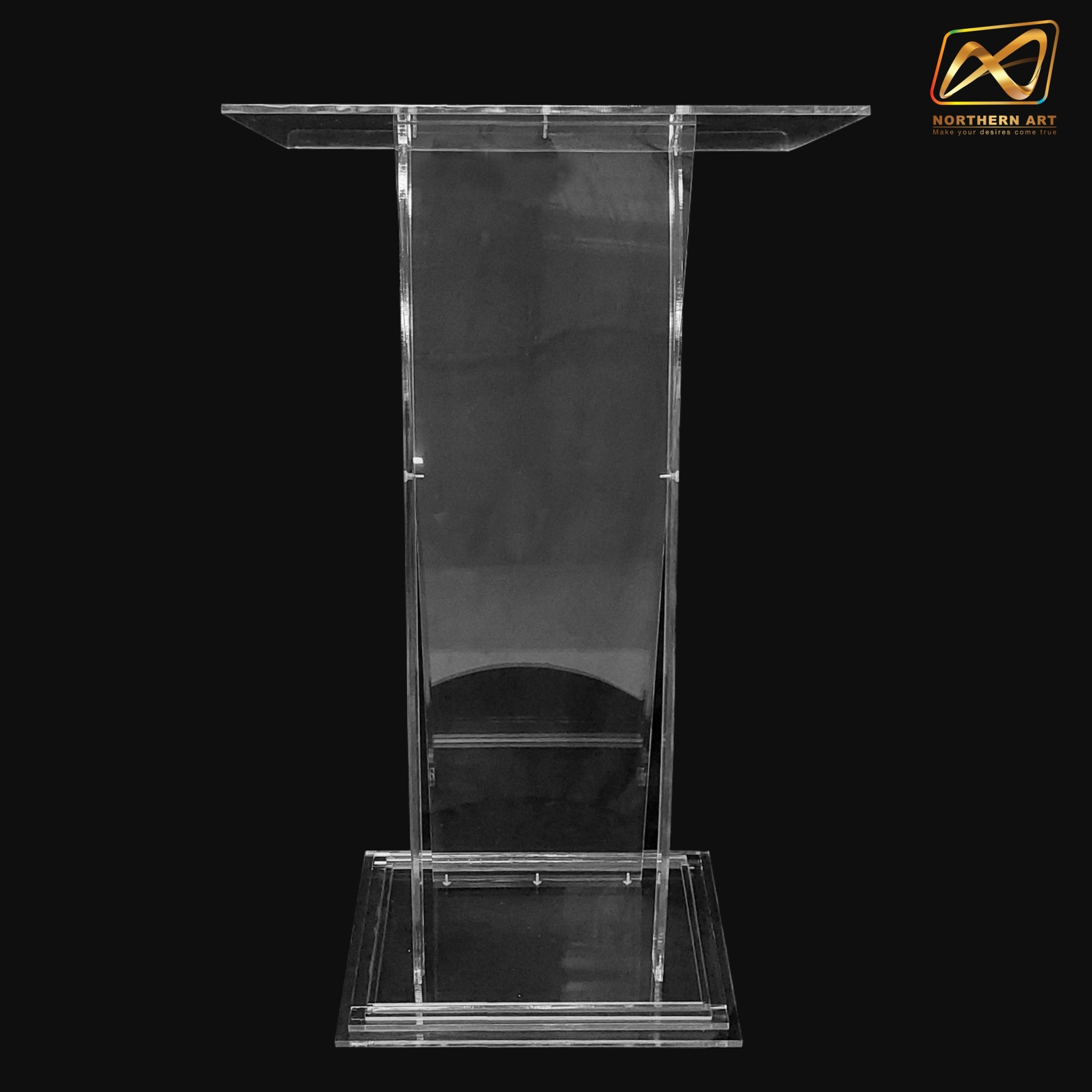 โพเดียม อะคริลิคใส รุ่น AC-29 TOP เอียง ขนาด(W)59 x (L)38 x (H) 110 ซม.(งานนำเข้า)