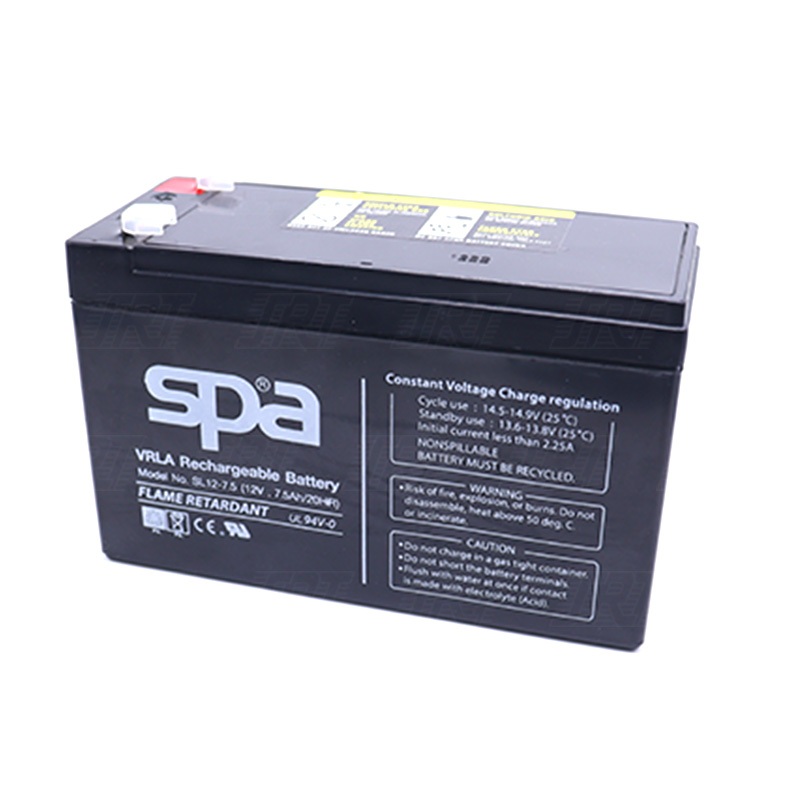 แบตเตอรี่แห้ง Spa สำรองไฟ | 99-01-0201 | SL12-7.5 (12V7.5A) | SPA Battery | UPS/ไฟฉุกเฉิน/ระบบเตือนภัย