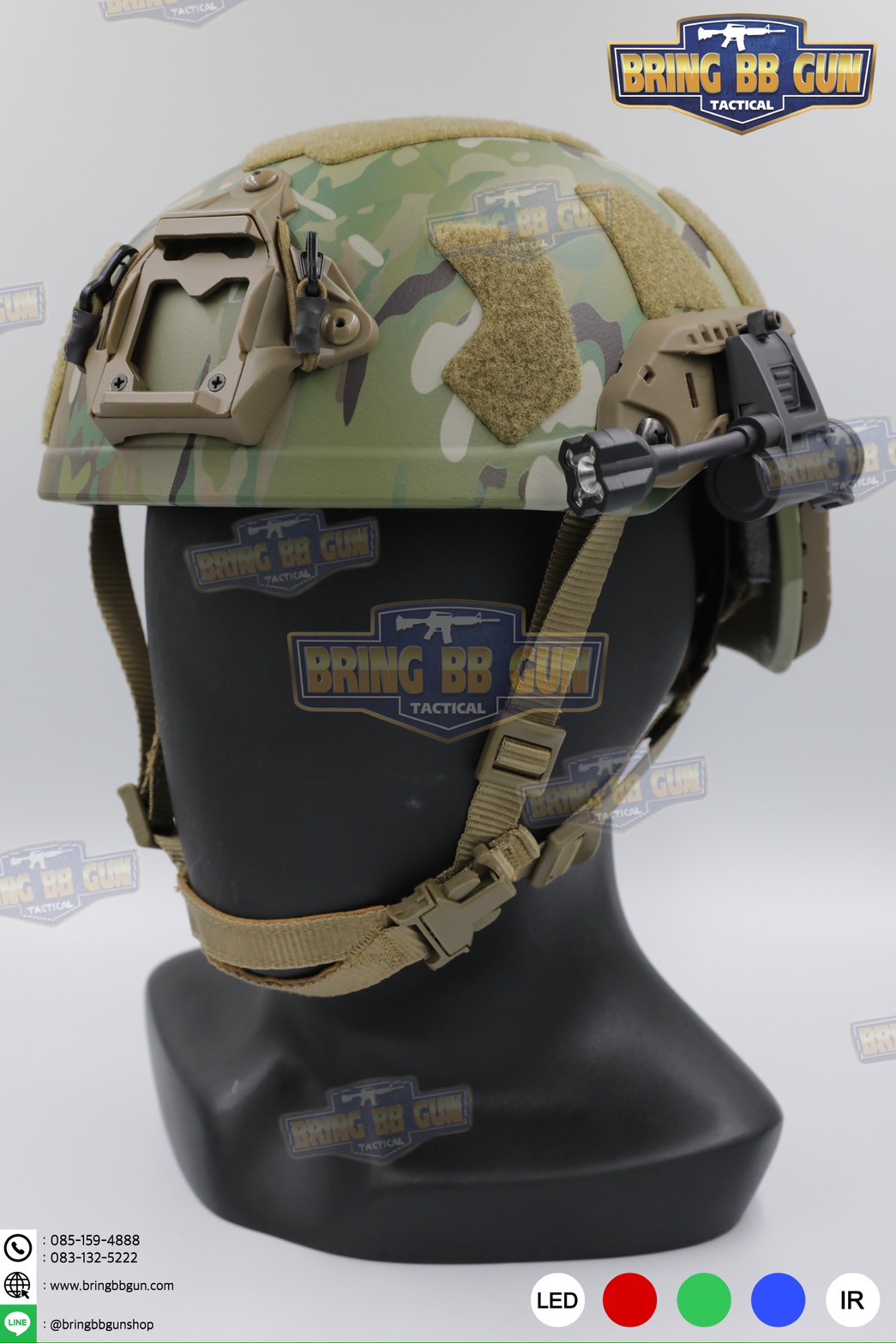 ไฟฉายติดหมวก MPLS Charge 4.0 (Military Helmet Light System) (ไฟฉายติดหมวกทรงPrinceton Tec)