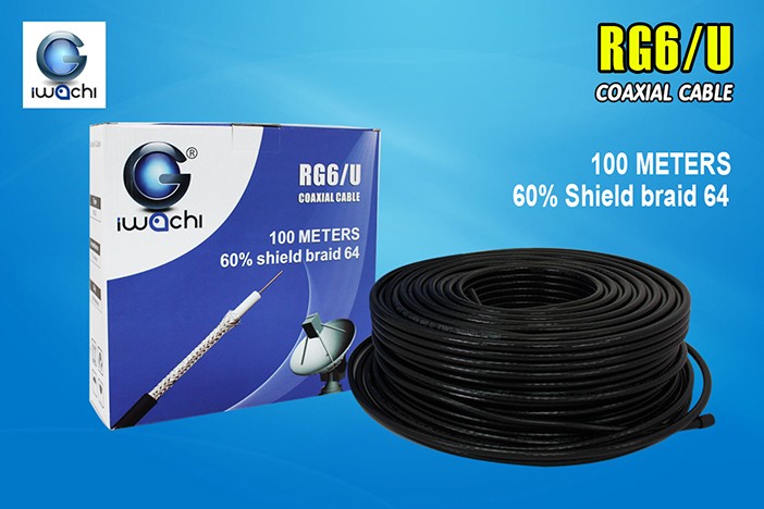 IWC-RG6/U-64*0-100M-BL สายนำสัญญาณ RG6