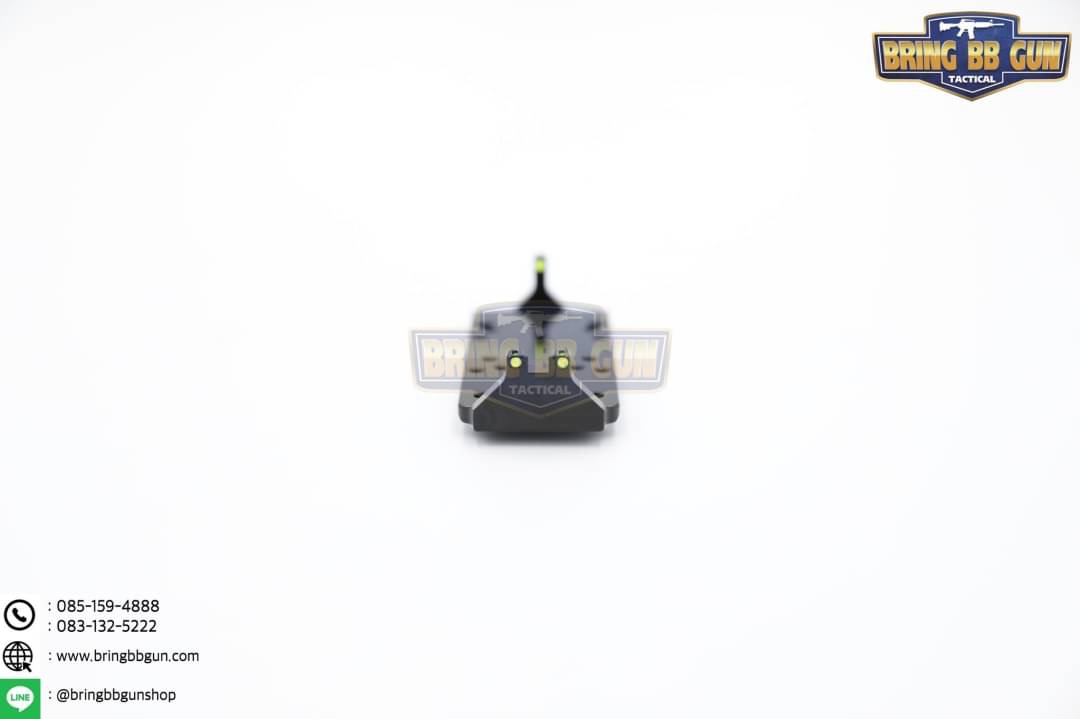 เพลทติดดอท Universal + ศูนย์เปิดเรืองแสง รุ่น Glock (Glock Universal mount)