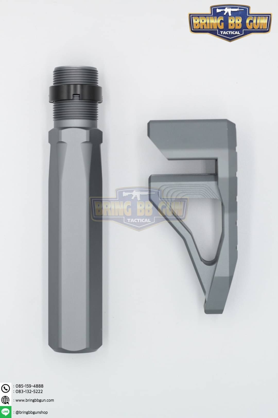 ชุดพานท้าย Phase 5 รุ่น Mini Stock (Phase 5 Universal Mini Stock for M4 GBB)