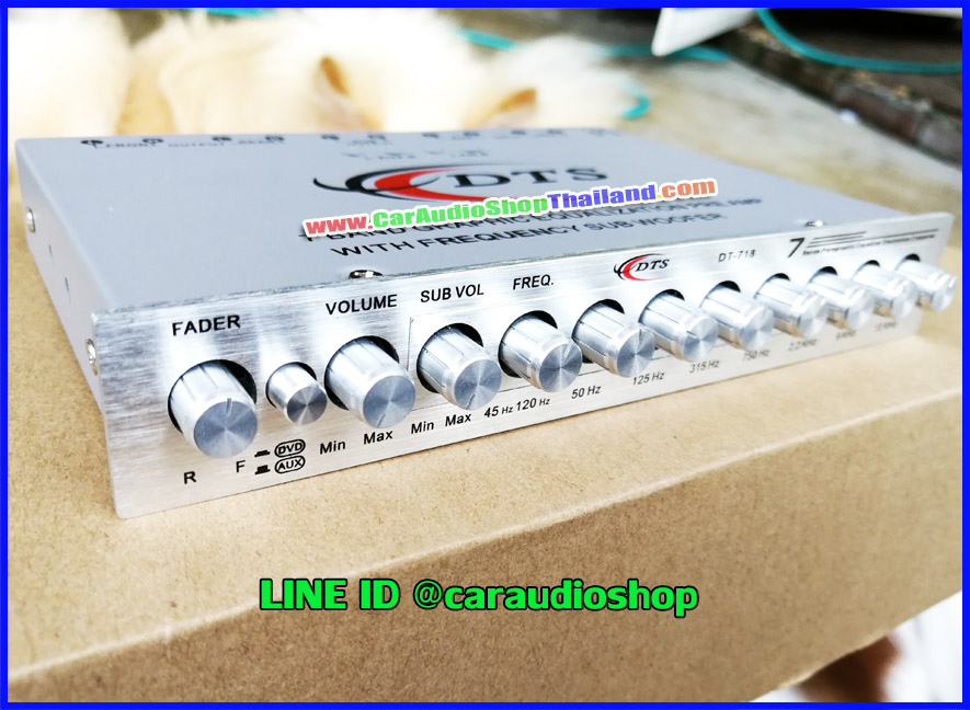 ปรีแอมป์ 7 แบนด์ คุณภาพ DIGITAL SOUND 7 BAND DT718