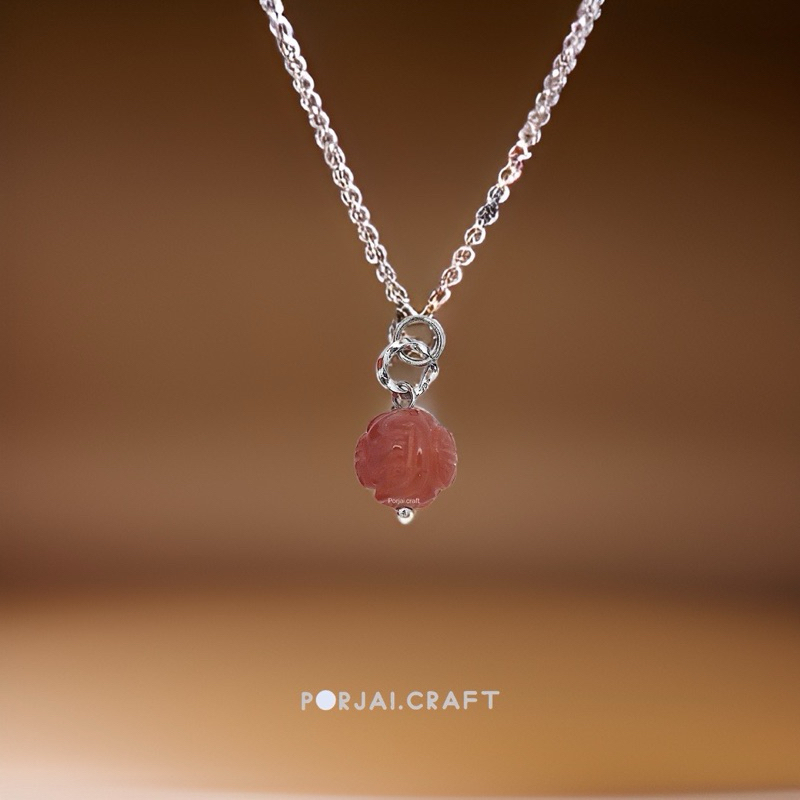 Carnelian Dragon Ball Pendant จี้คาร์เนเลี่ยน 9mm