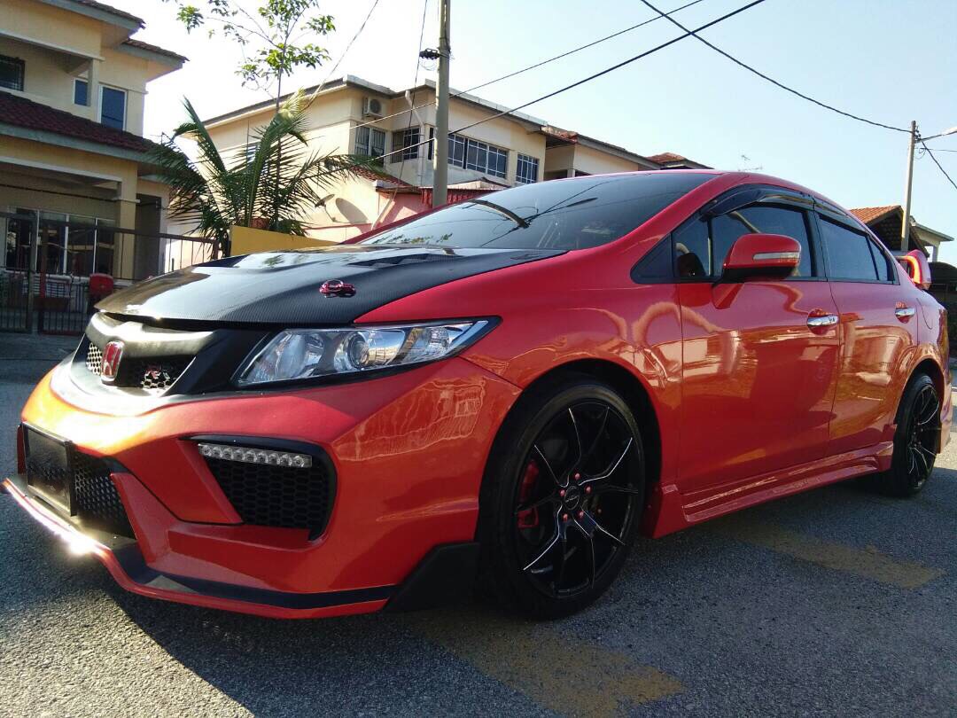 HONDA CIVIC FB TYPE X COMPLETE SET RAW WORK (NKS DESIGN)