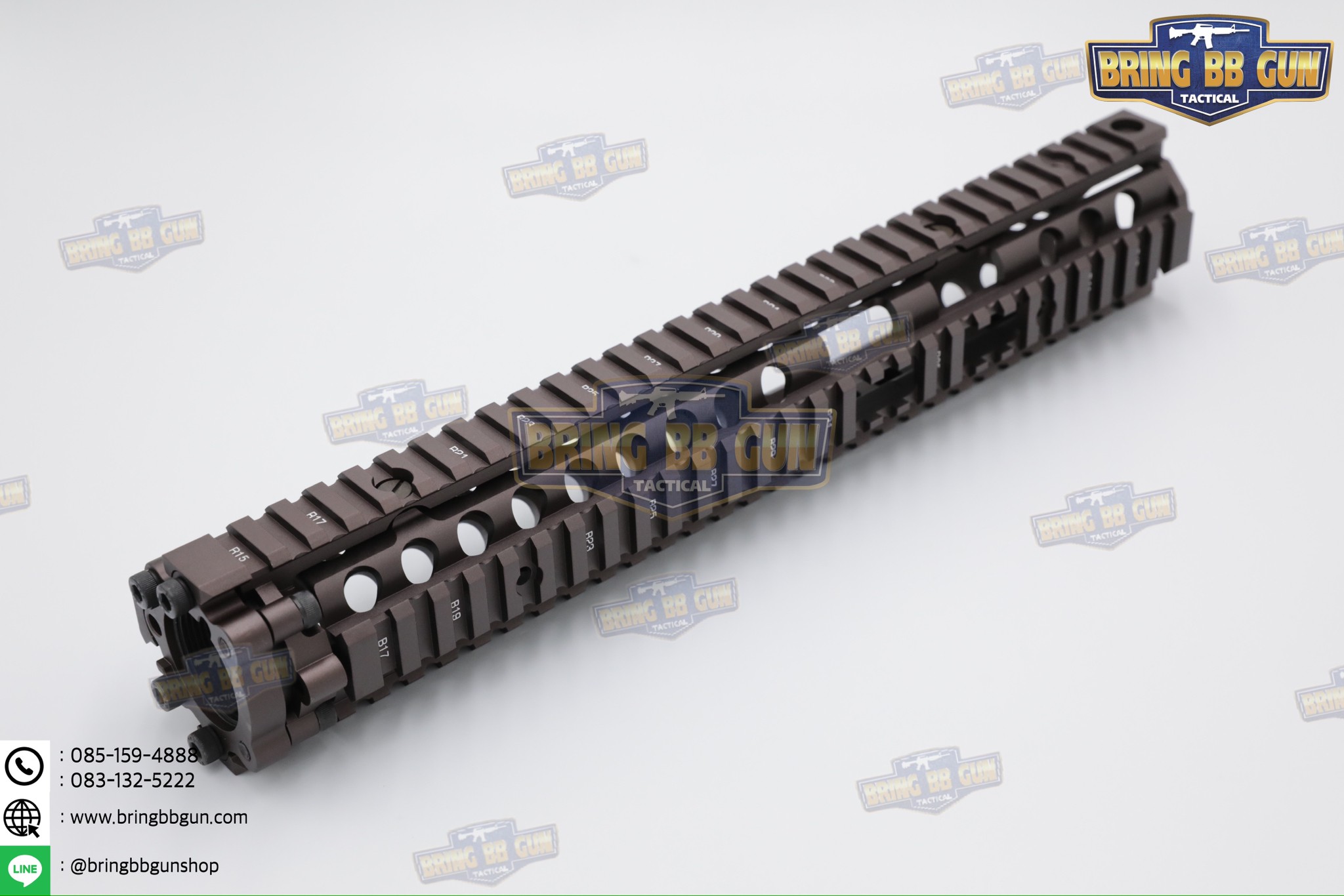 ชุดหน้า ยี่ห้อ Daniel Defense MK18 FSP RIS II รุ่นความยาว 12.5" ระบบราง Picatinny (ราง20mm.) (M4A1 FSP RAIL INTERFACE SYSTEM) (RIS II) (Front Sight Post) (FSP)