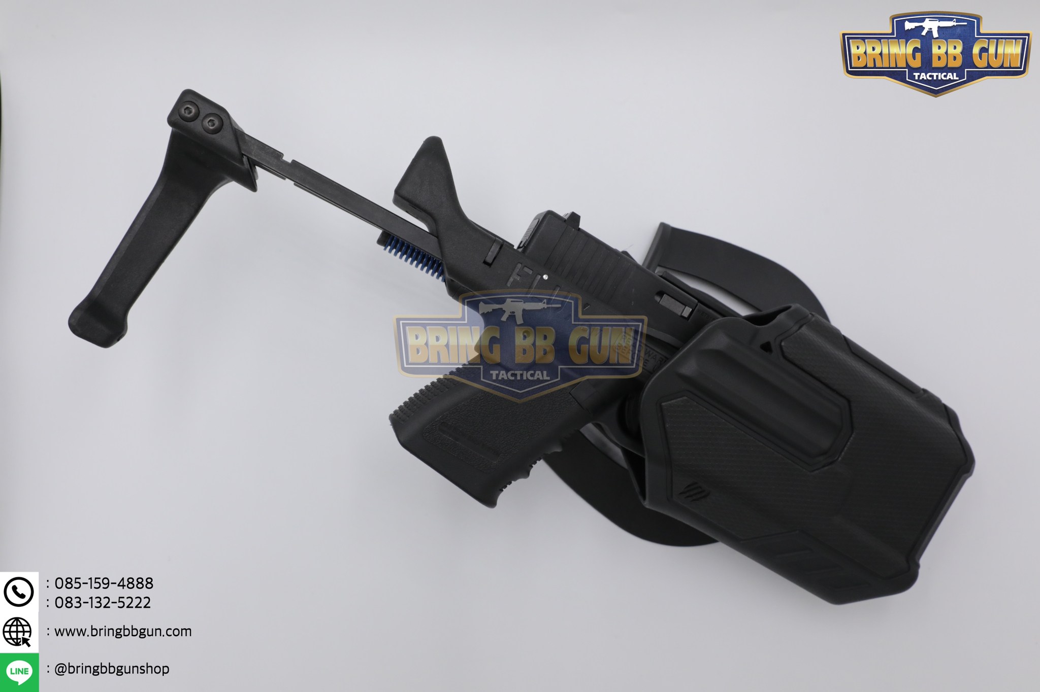 ซองปืนพกนอกปลดนิ้วโป้ง Black Hawk รุ่น Omnivore (Omnivore Multifit Holsters) (ซองปืน+ไฟฉาย)