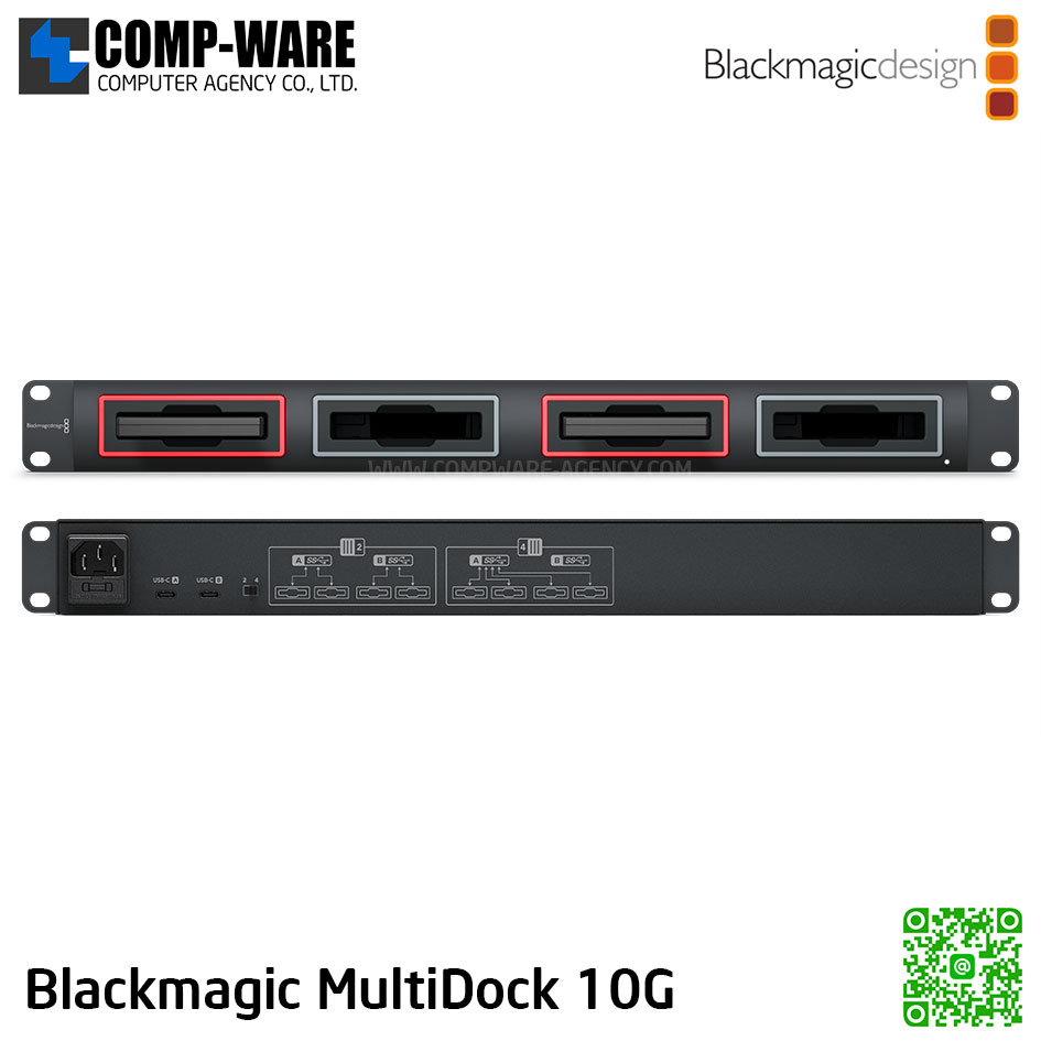 Blackmagic MultiDock 10G รับประกัน 1 ปี