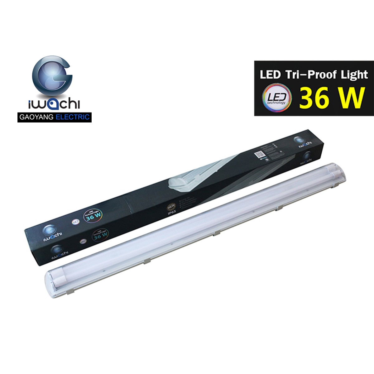 ชุดโคมไฟกันฝุ่น-กันน้ำ IWC-LED-TRI-PROOF-36W