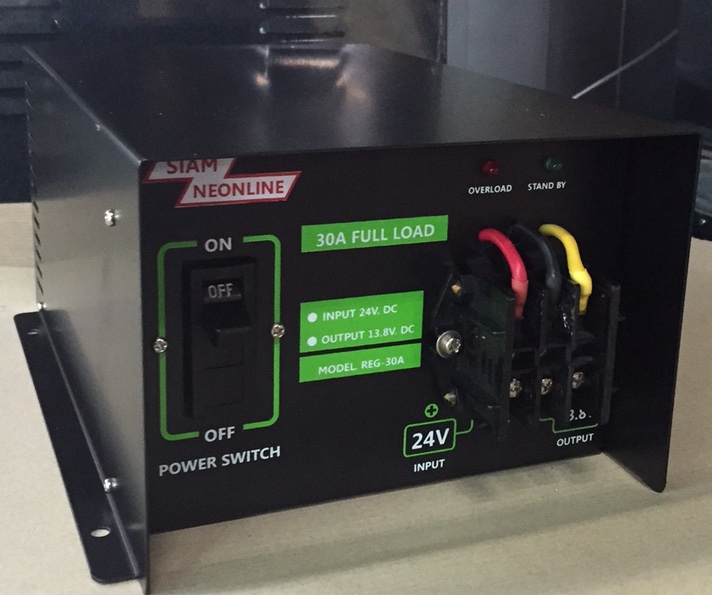 คอนเวอร์เตอร์(CONVERTOR) SIAMNEONLINE REG-30A 30A/12-13.8VDC