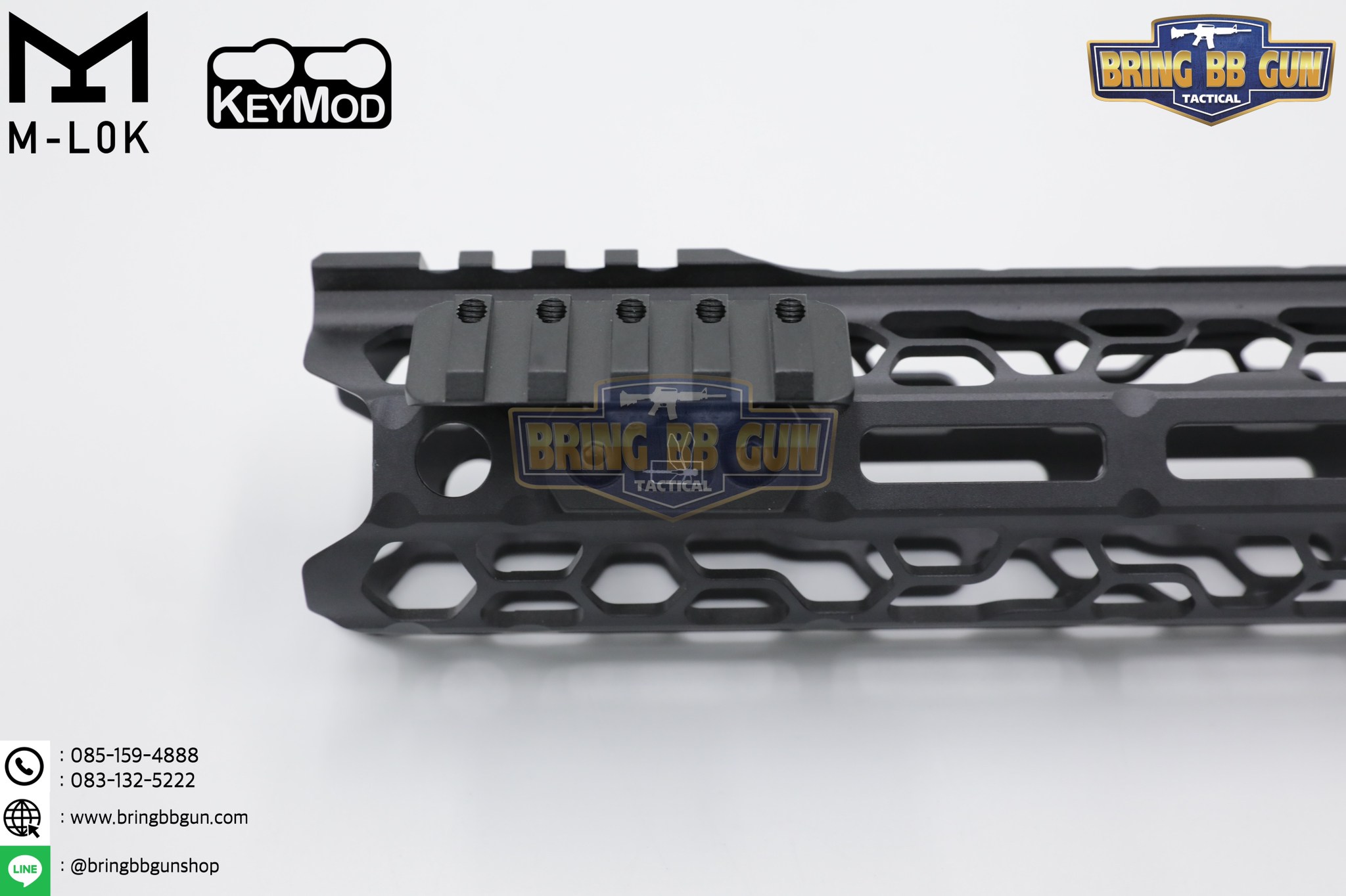 รางเฉียง Thorntail 2 ระบบ M-Lok/Keymod (รางเฉียง 45 องศา) (Thorntail 2 1913 M-Lok/Keymod offset Light Mount) (Offset Light/Optic Mount)