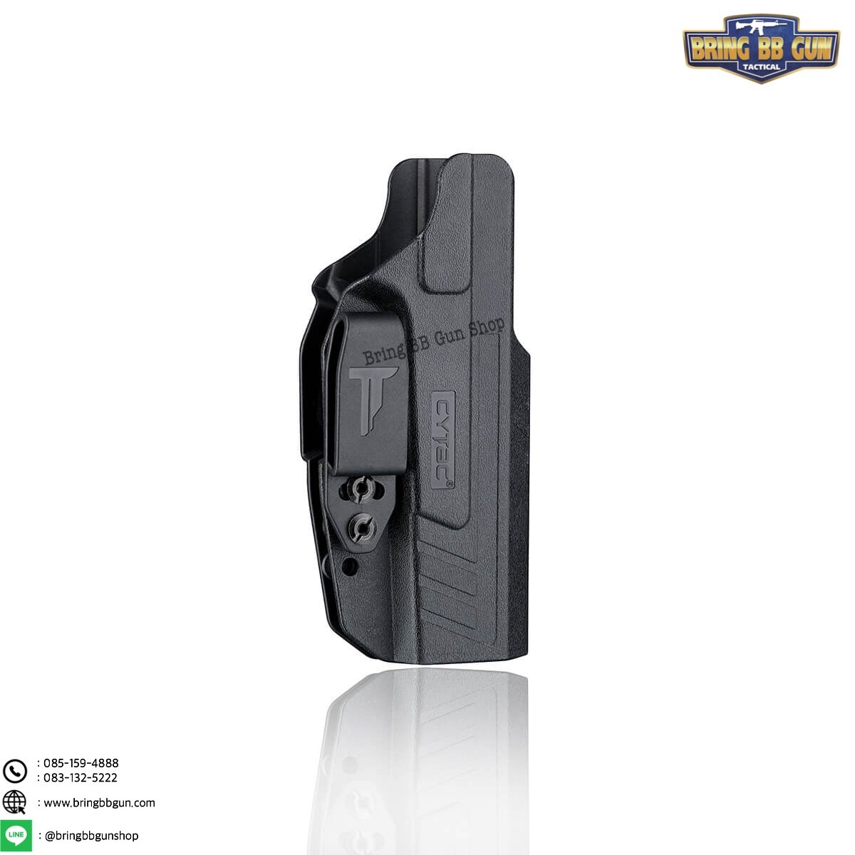 ซองปืน รุ่นIWB Claw Holster ยี่ห้อ Cytac รุ่น Glock17 (ซองปืนพกใน ปรับมือซ้ายมือขวาได้) ปืนที่ใส่ได้ Glock17/22 gen1-5;Glock31 gen1-4