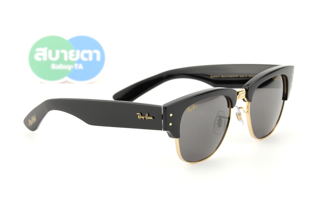 RayBan Mega Clubmaster RB0316S 6826J5 Blacked Out collection by A$AP Rocky