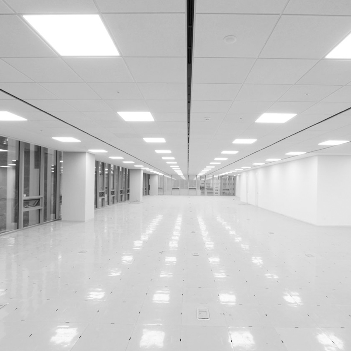 โคมทีบาร์ FSL-T-BAR-PANEL-60X60-48W แสงขาวและแสงวอร์มไวท์