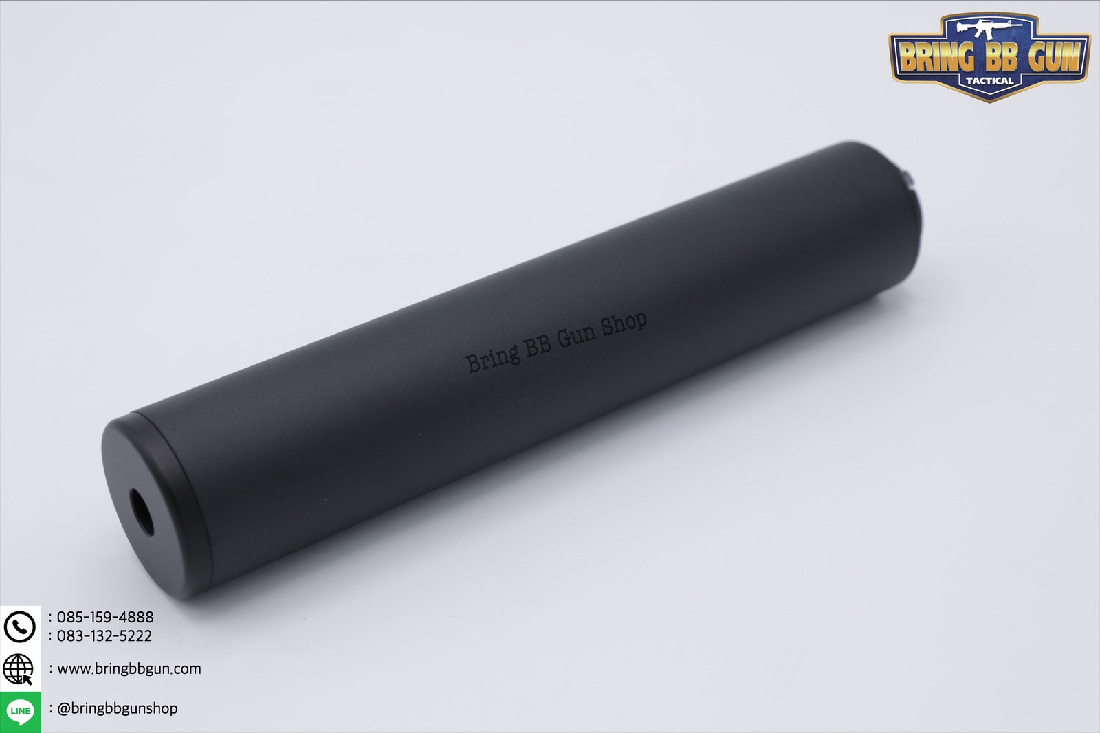 BB Tracer Unit ยี่ห้อ FMA รุ่น 7” (ที่เก็บเสียงสำหรับยิงลูกเรืองแสง) ขนาด : 185* 35mm. น้ำหนัก : 180g.