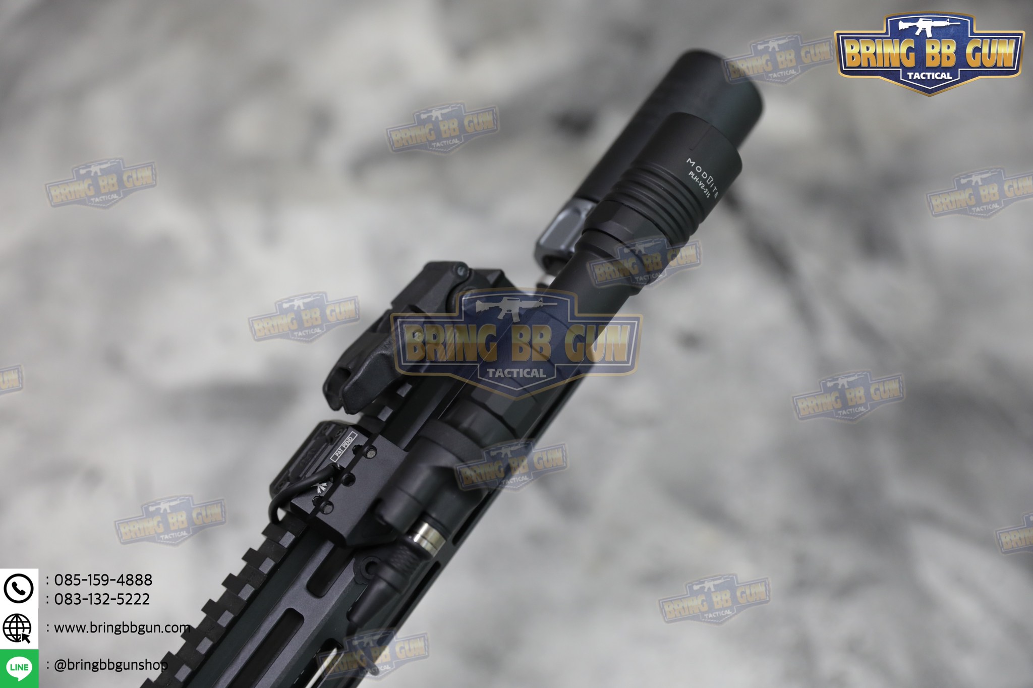 ไฟฉายติดปืน ทรง Modlite รุ่น WML PLHv2-18650 (รุ่นยาว) (หลอดLED)