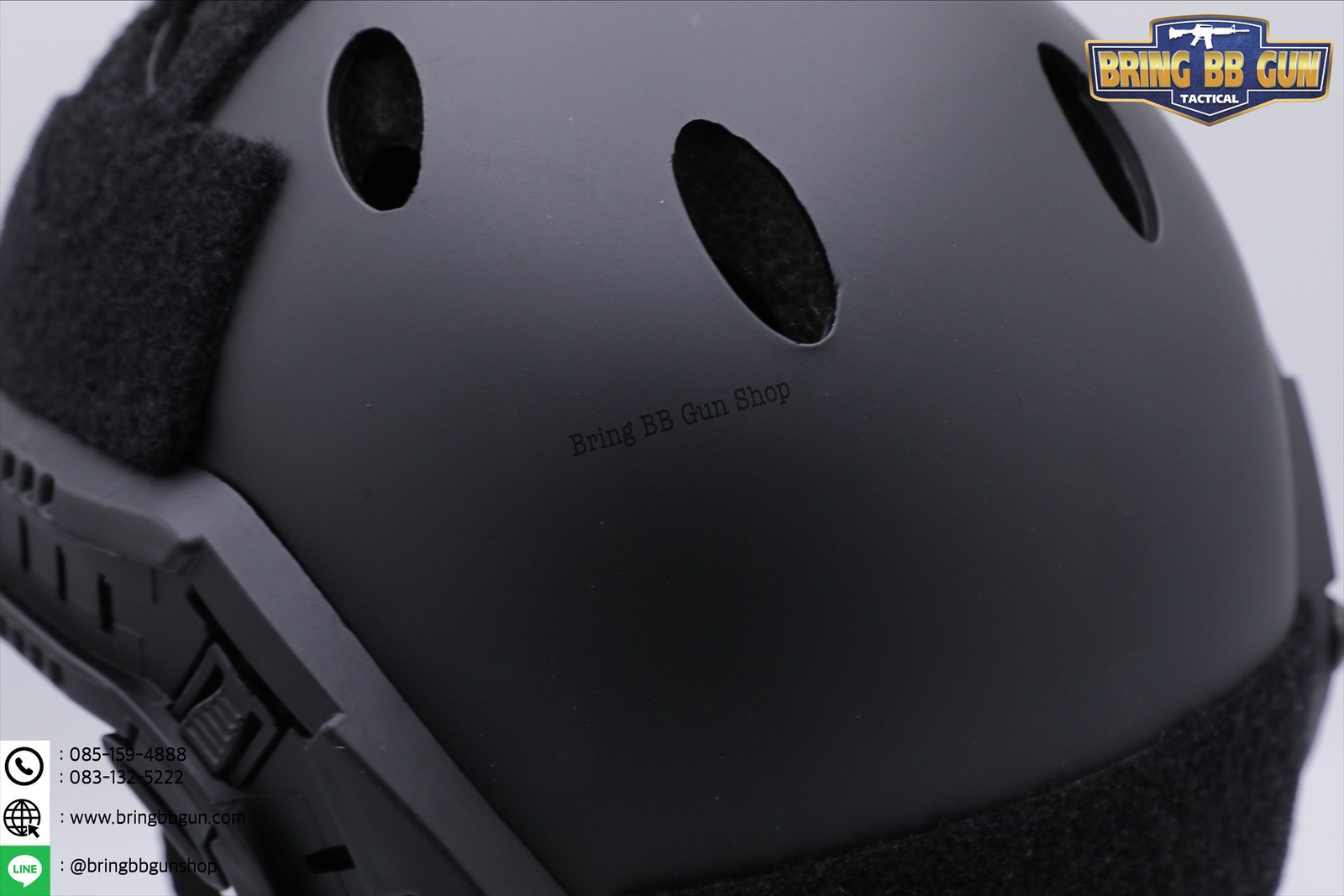 หมวก Fast (หมวกฟาส) (Fast Helmet PJ type) รุ่น Standard-pound holes