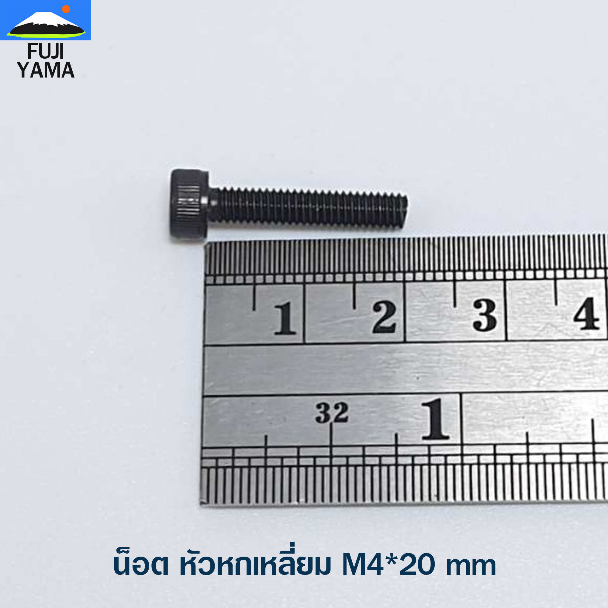 น็อต หัวหกเหลี่ยม M4*20 mm