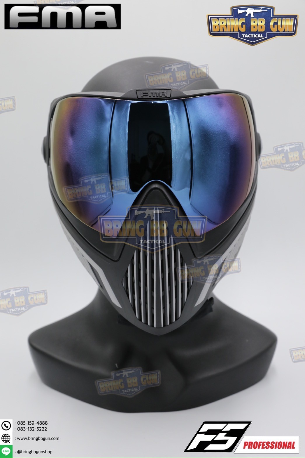 หน้ากาก F5 ยี่ห้อ FMA (FMA F5 STORM GOGGLE MASK) (F5 Professional) (Storm Goggle Mask)