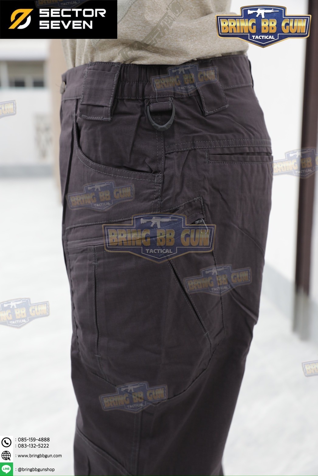 กางเกงขายาว Sector Seven รุ่น IX8C (ผ้าตาราง) (ผ้าบาง)