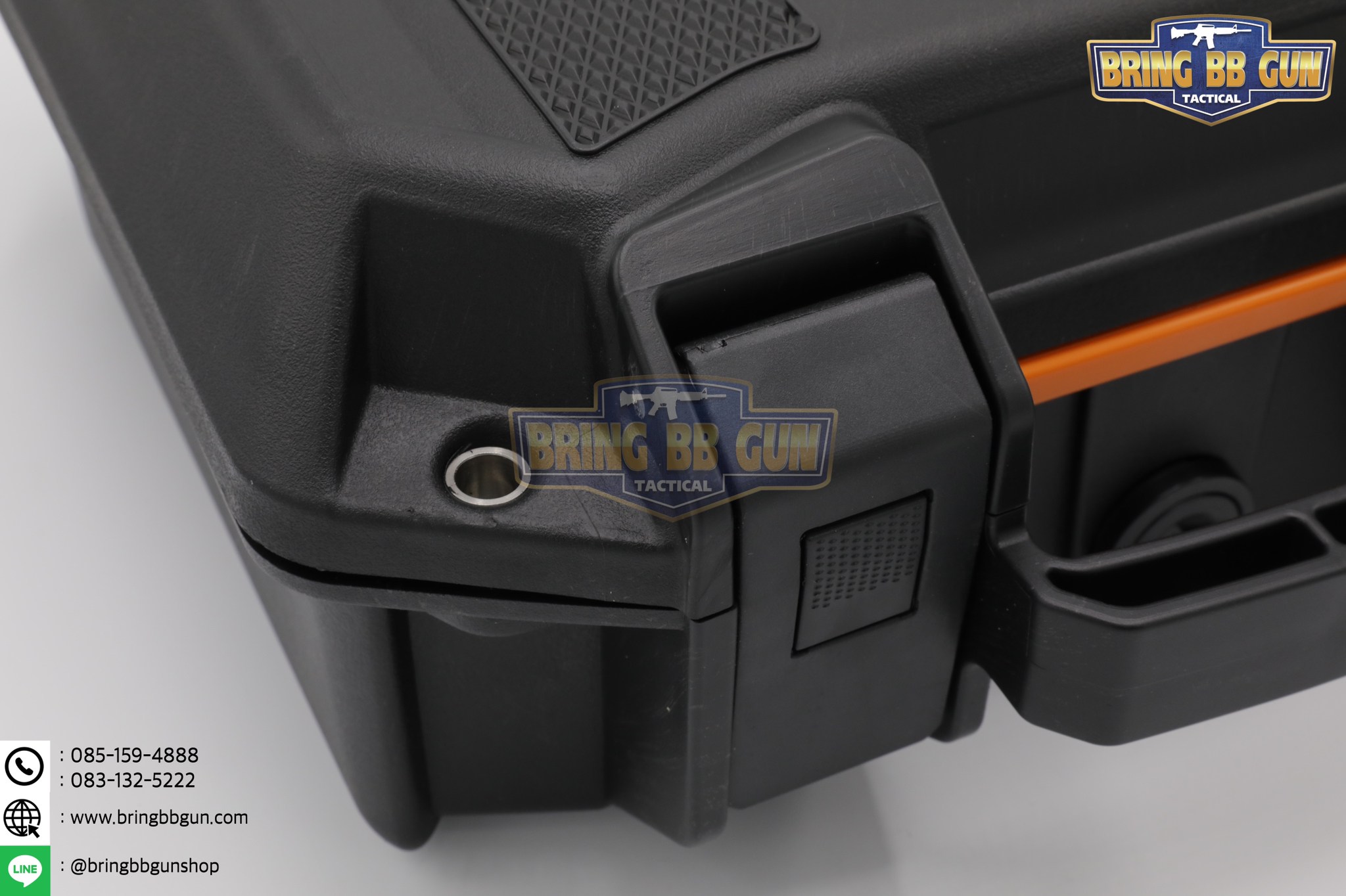 กล่องปืน B5 ขนาดภายนอก : 31*31*13.5cm. ขนาดภายใน : 28*19*8cm.