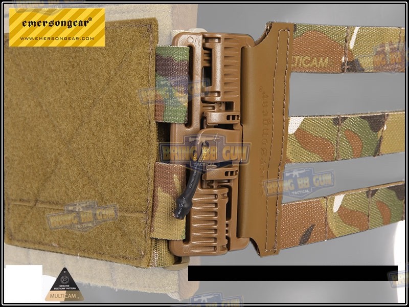 ชุดเซ็ตปลดเสื้อเกราะไว (ชุดสายโอบ-ปลดไว) ยี่ห้อ Emerson (Vest single point quick release Mesh Cummerbund) (Quick Release Cummerbund Set)