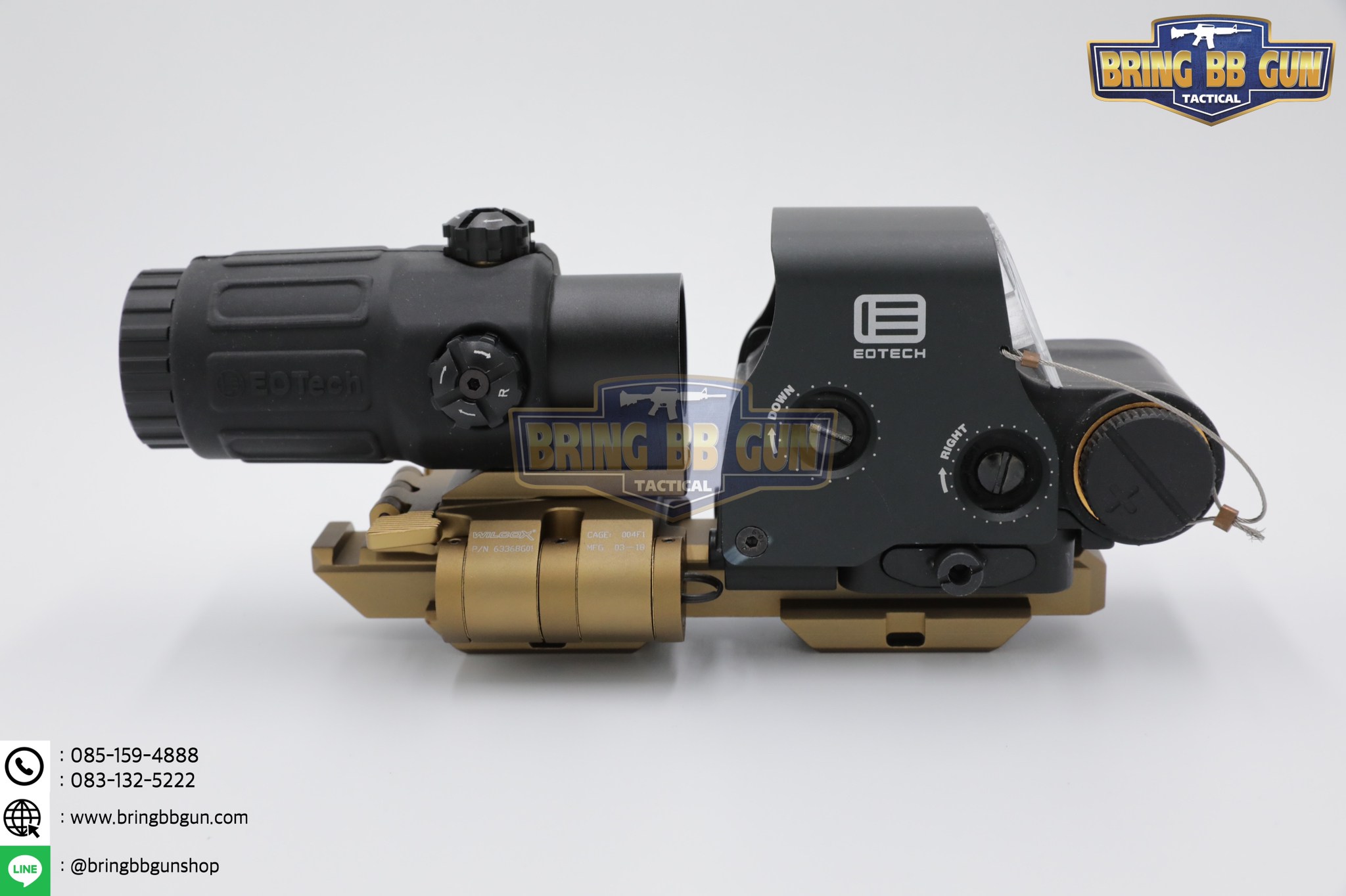 ชุดขายกสูง ดอท+ซูมหลังดอท Wilcox (Side Flip Mount Set for G33) (Wilcox Type Side Flip G33 mount Set)