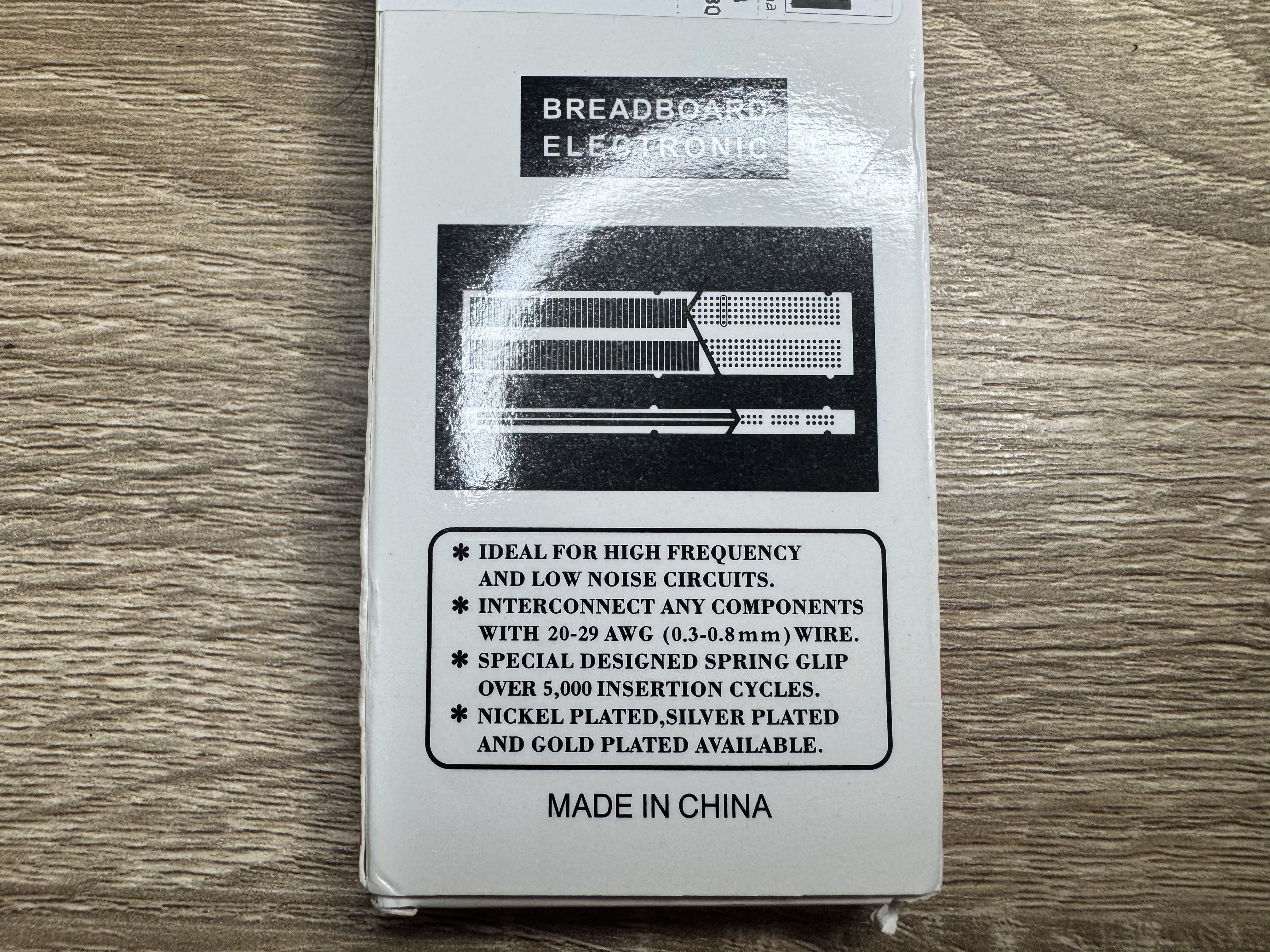 Breadboards 16.5cmx5.5cmx0.85cm 830 Tie-point