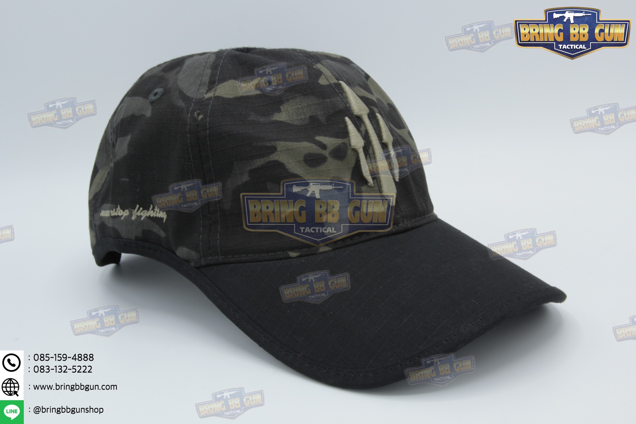 หมวกแก๊ป Never Stop Fighting ยี่ห้อ War Chief