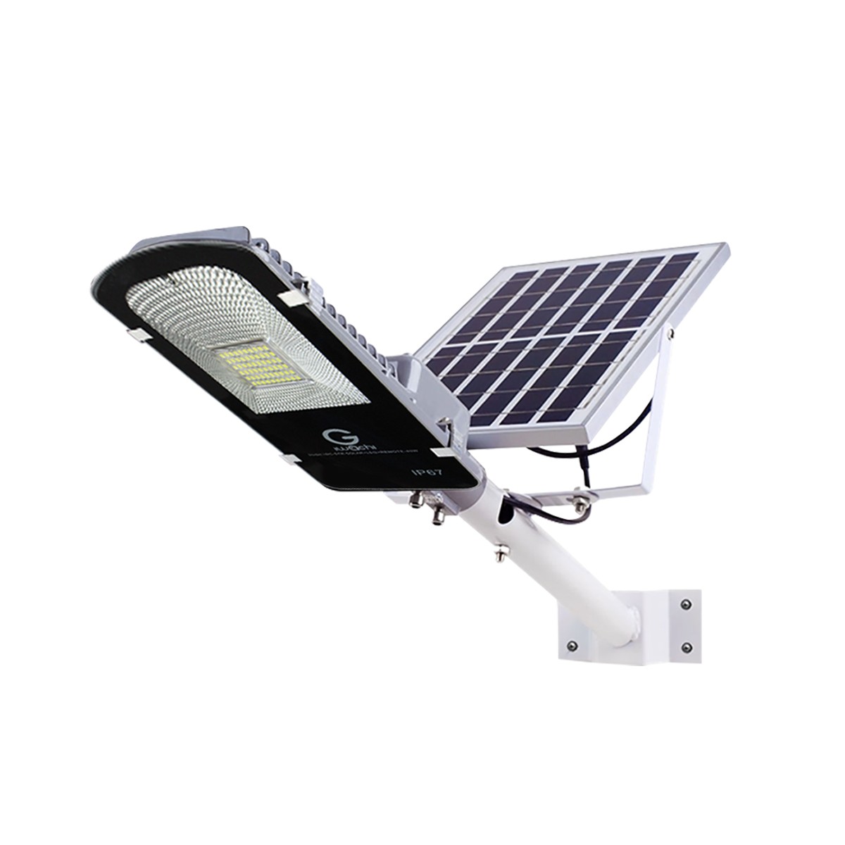 IWC-STR-SOLAR+LEG+REMOTE-40W-WH โคมไฟถนน โซล่าเซลล์ พร้อมรีโมท