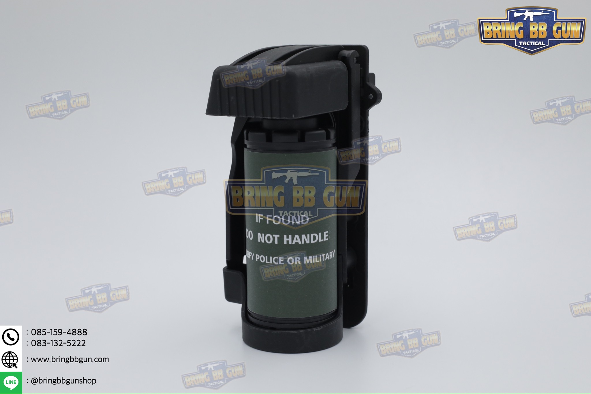 ระเบิดควัน แบบ Dummy + Smoke Grenade Pouch (ระเบิดควัน + ซองใส่ระเบิดควันแบบปลดไว) (Smoke Grenade) (Gernade Pouch) (Quick Release Grenade Pouch)