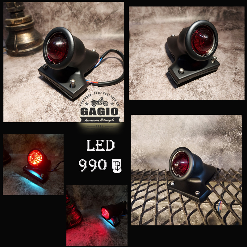 ไฟท้าย LED ฐานสามเหลี่ยม วินเทจ