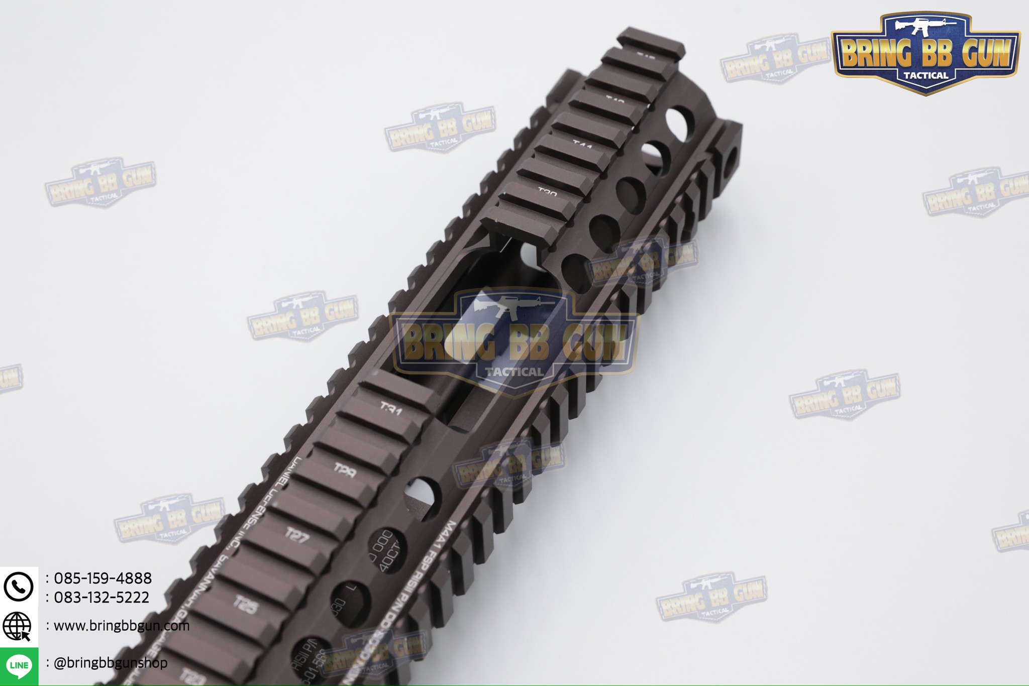 ชุดหน้า ยี่ห้อ Daniel Defense MK18 FSP RIS II รุ่นความยาว 12.5" ระบบราง Picatinny (ราง20mm.) (M4A1 FSP RAIL INTERFACE SYSTEM) (RIS II) (Front Sight Post) (FSP)