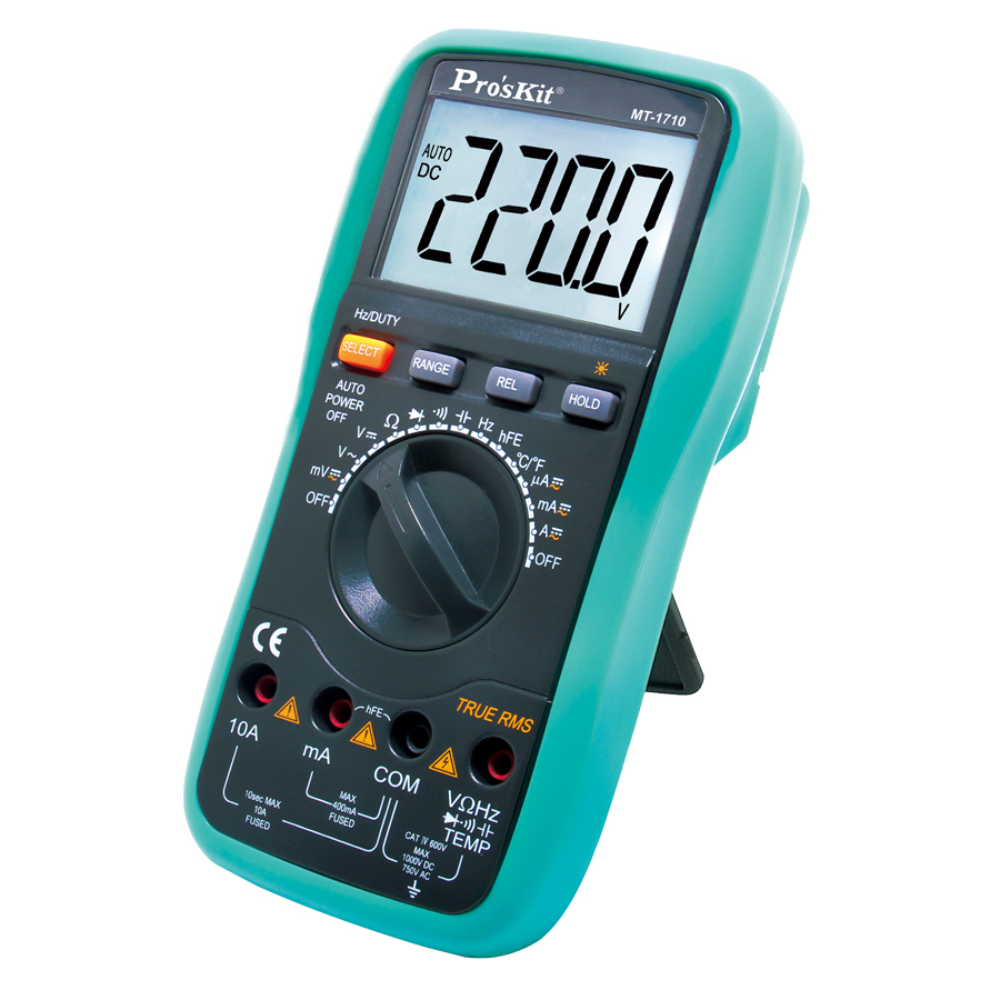 MT-1710 ดิจิตอลมัลติมิเตอร์ True RMS MT-1710 PRO'S KIT