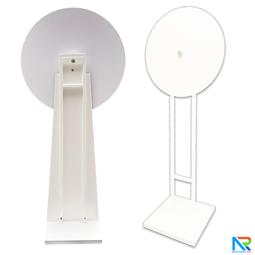 เช่าเกมส์วงล้อตั้งพื้น รุ่นเหล็ก ขนาดวงล้อ 80 ซม. ถอดประกอบได้